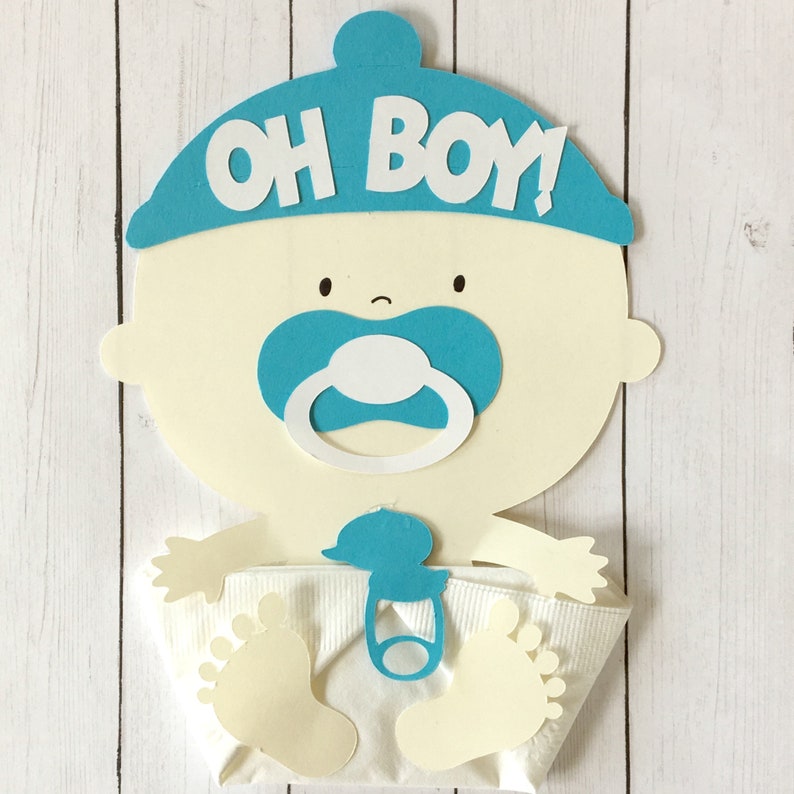 Oh Boy Baby Shower Decoration Napkins-Baby Boy Shower Napkins.