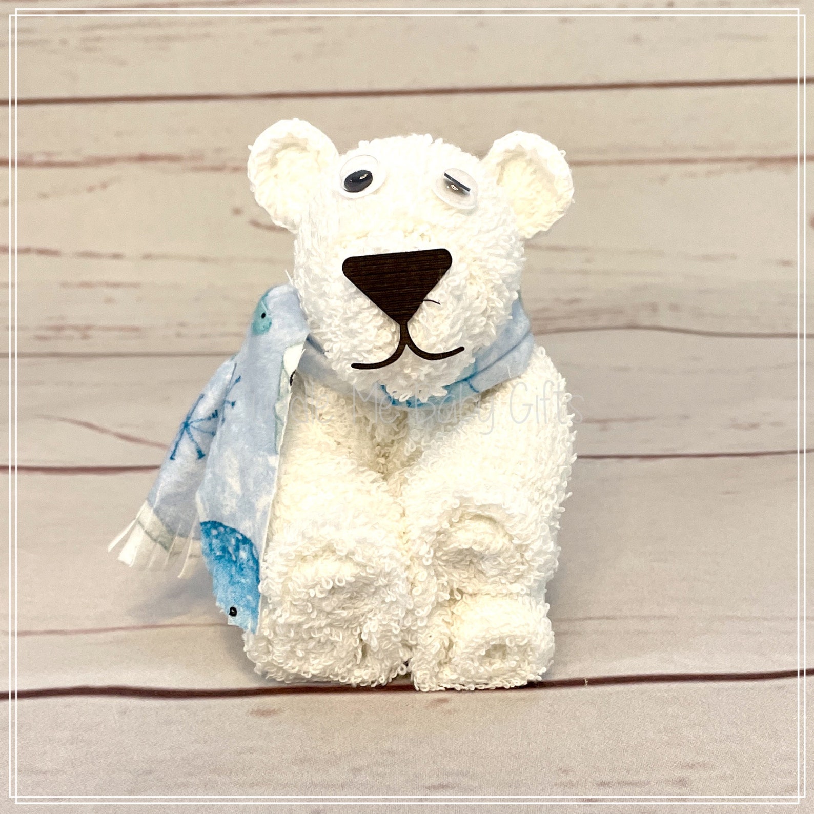 Washcloth Bear Baby Shower Favors Teddy Bear Baby Shower Etsy