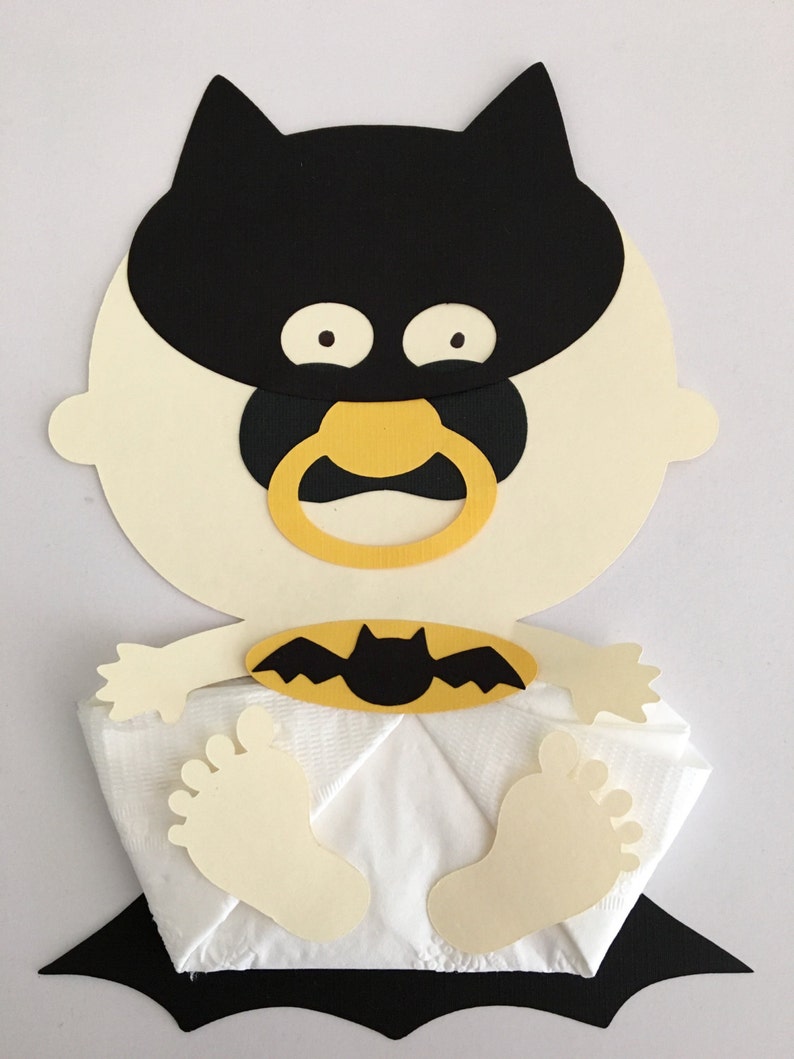 Bat Man Baby Shower Luncheon Napkins Superhero Baby Shower Etsy