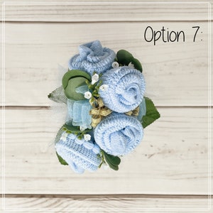 Baby Shower Corsage-Mommy to be Baby Shower Corsage-Grandma to be Newborn Baby Sock Corsage-Were Expecting Baby Shower Decorations. Option 7