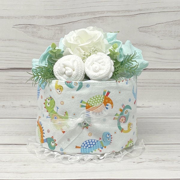 Dragon Diaper Cake Boy Baby Shower Table Centerpiece-Diaper Raffle Expecting Mom Gift-Unique Baby Gift for Expecting Parents.