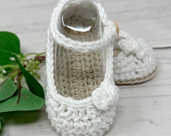 Crochet Mary Jane Baby Shoes: Newborn Booties, Coming Home Outfit