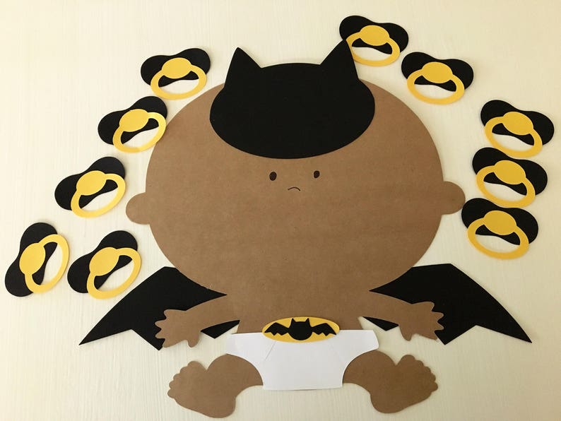 Batman Baby Shower GameBaby Boy Shower GamePin the