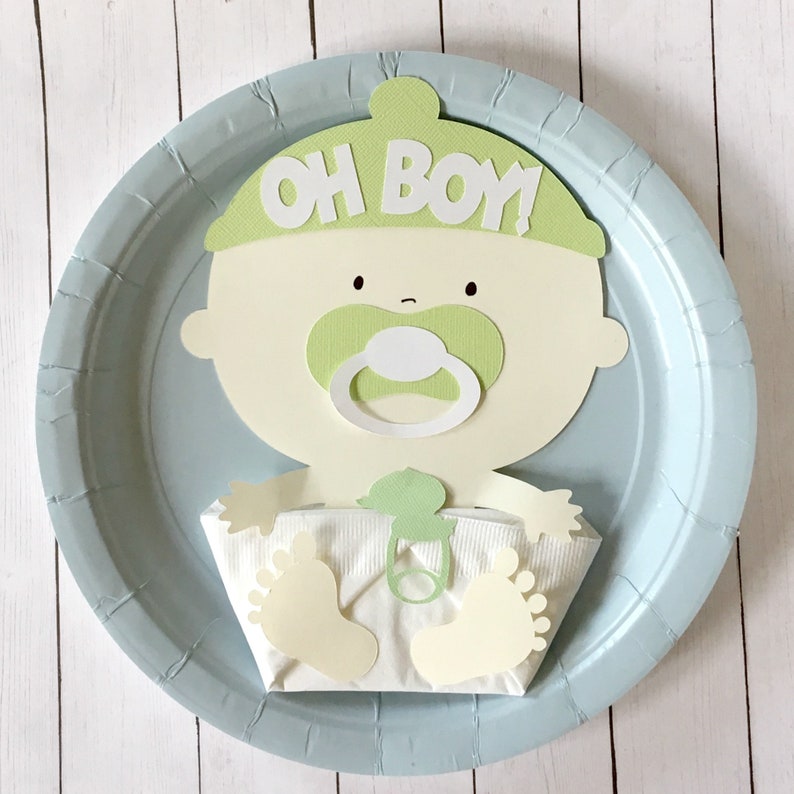 Oh Boy Baby Shower Decoration Napkins-Baby Boy Shower Napkins.