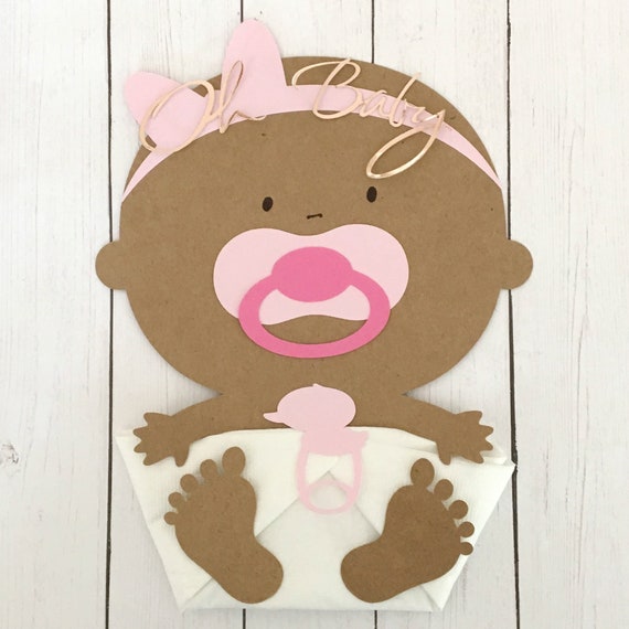 African American Girl Oh Baby Shower Decorations Napkins Etsy