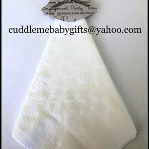 Love Wedding Dress Bridal Shower Napkins-Bridal Gown Shower Napkins-Bridal Shower Favors-Wedding Napkins-Mr.& Mrs. Napkins. image 3