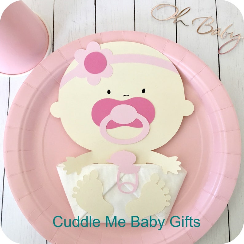 Baby Shower Luncheon Napkins GirlIt's a Girl Baby Shower Etsy