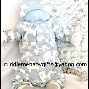 Baby Shower Gift Cuddle Me Babies are babies that are made of all baby items Baby Shower decoration Baby Boy Shower. image 10