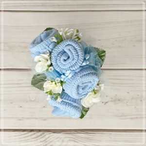 Baby Shower Newborn Socks Corsage-Neutral Gender Baby Shower Baby Sock Corsage-Baby Shower Decor-Neutral Baby Pink Baby Blue.