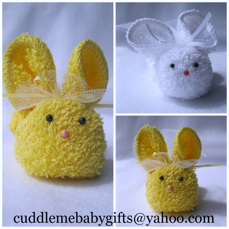 Bunny Baby Shower Favors Baby Shower Decorations Washcloth Etsy Bunny Baby Shower Favors Baby Shower Decorations Washcloth Etsy