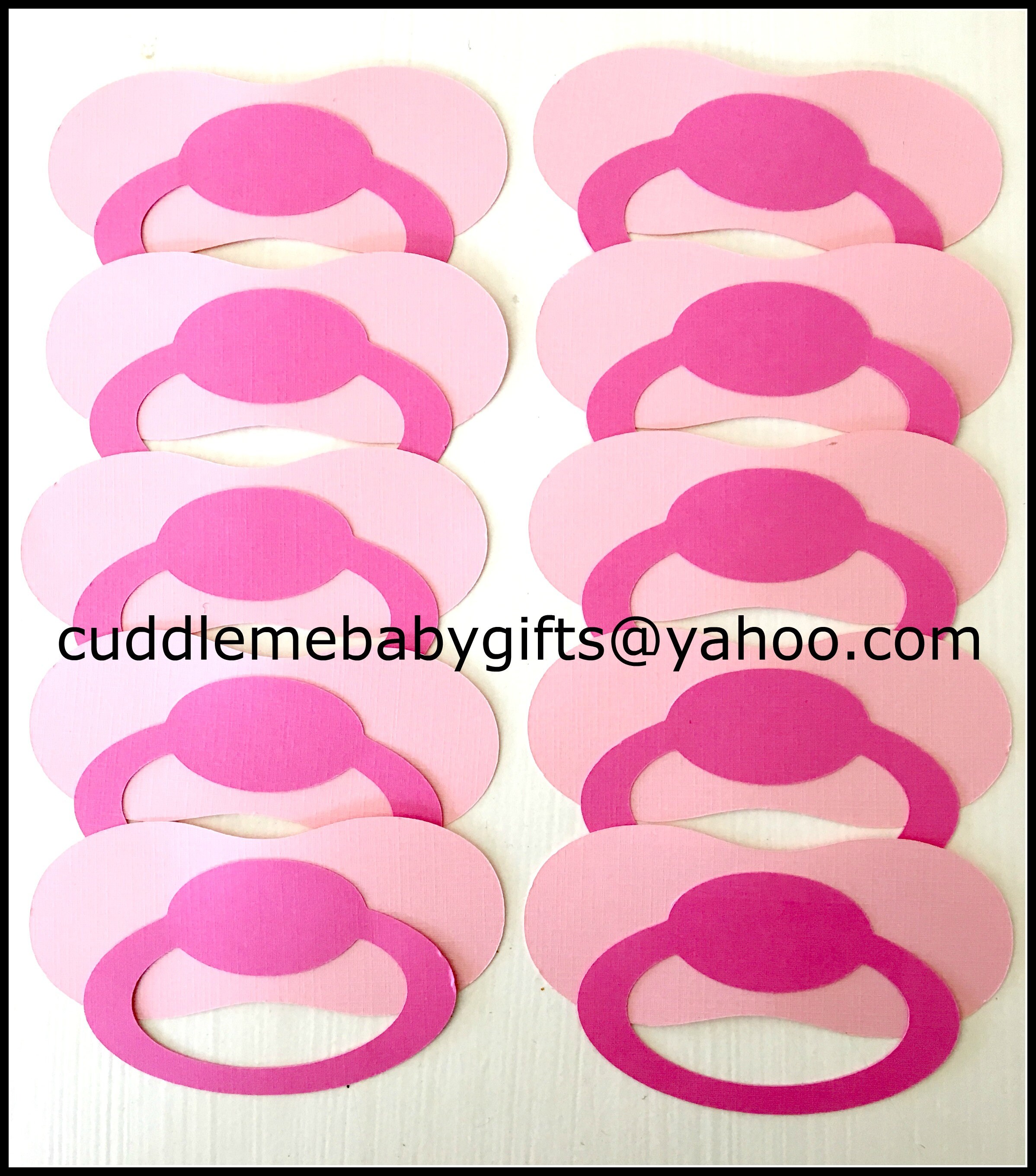 Baby Shower Game Pacifier Game Pin the Pacifier Game Baby Etsy