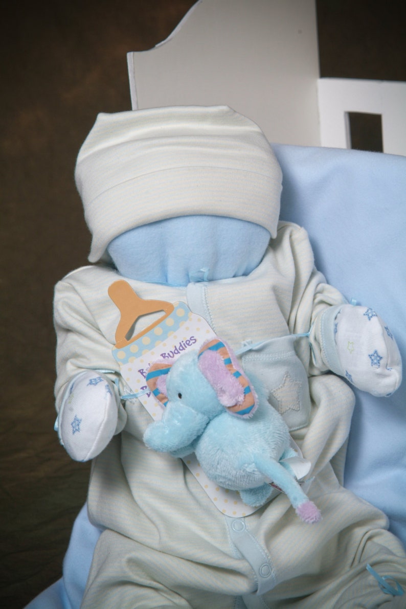 Baby Shower Gift Cuddle Me Babies are babies that are made of all baby items Baby Shower decoration Baby Boy Shower. image 2