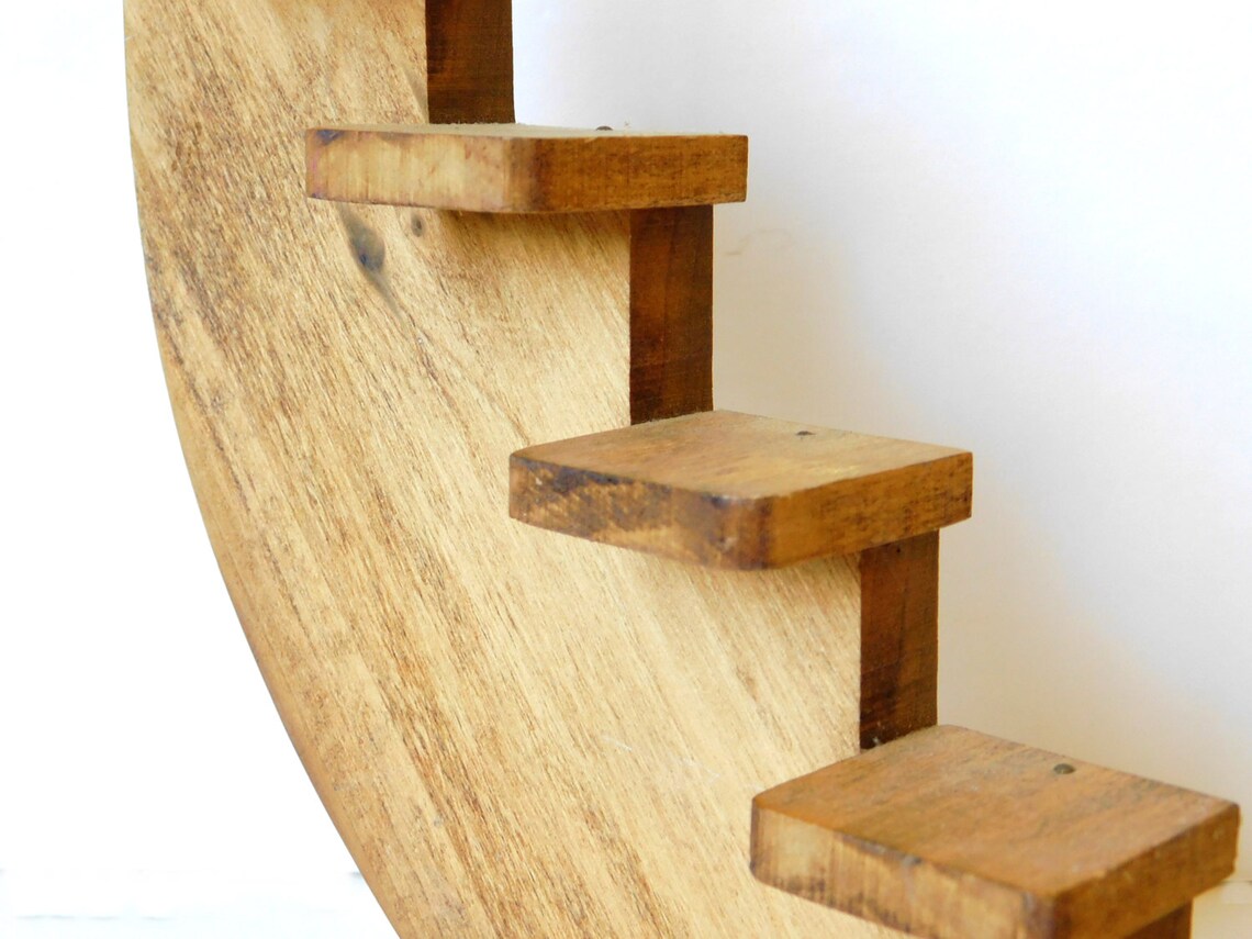 Vintage Crescent Moon Wall Shelf / Wooden Moon Shelf / Wood Etsy