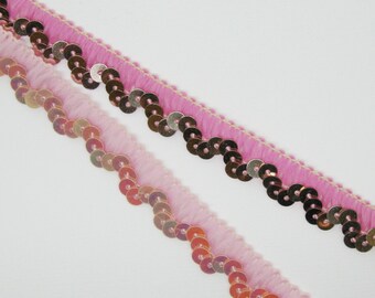 Serpentine braid in viscosecotton height 1.3cm several colors