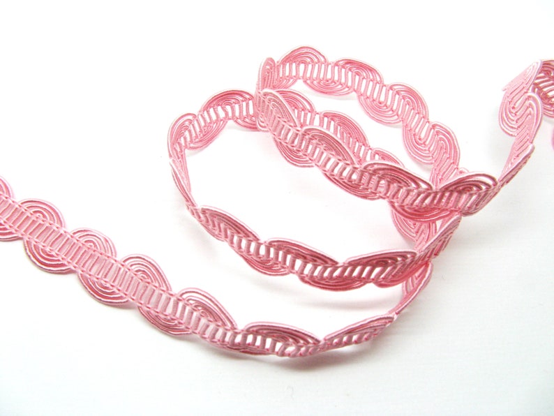 Serpentine braid in viscosecotton height 1.3cm several colors