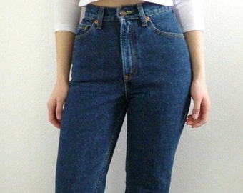 High Waisted Levi Jeans - Etsy