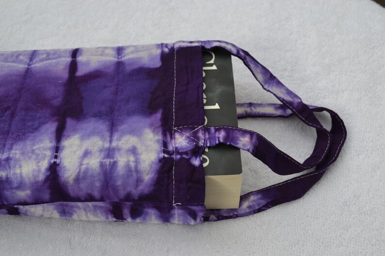 Bag bag Cotton bag Shopping bag Handle bag Bucket bag Child bag Gift wrapping Gift bag Purple violet batik hand-dyed