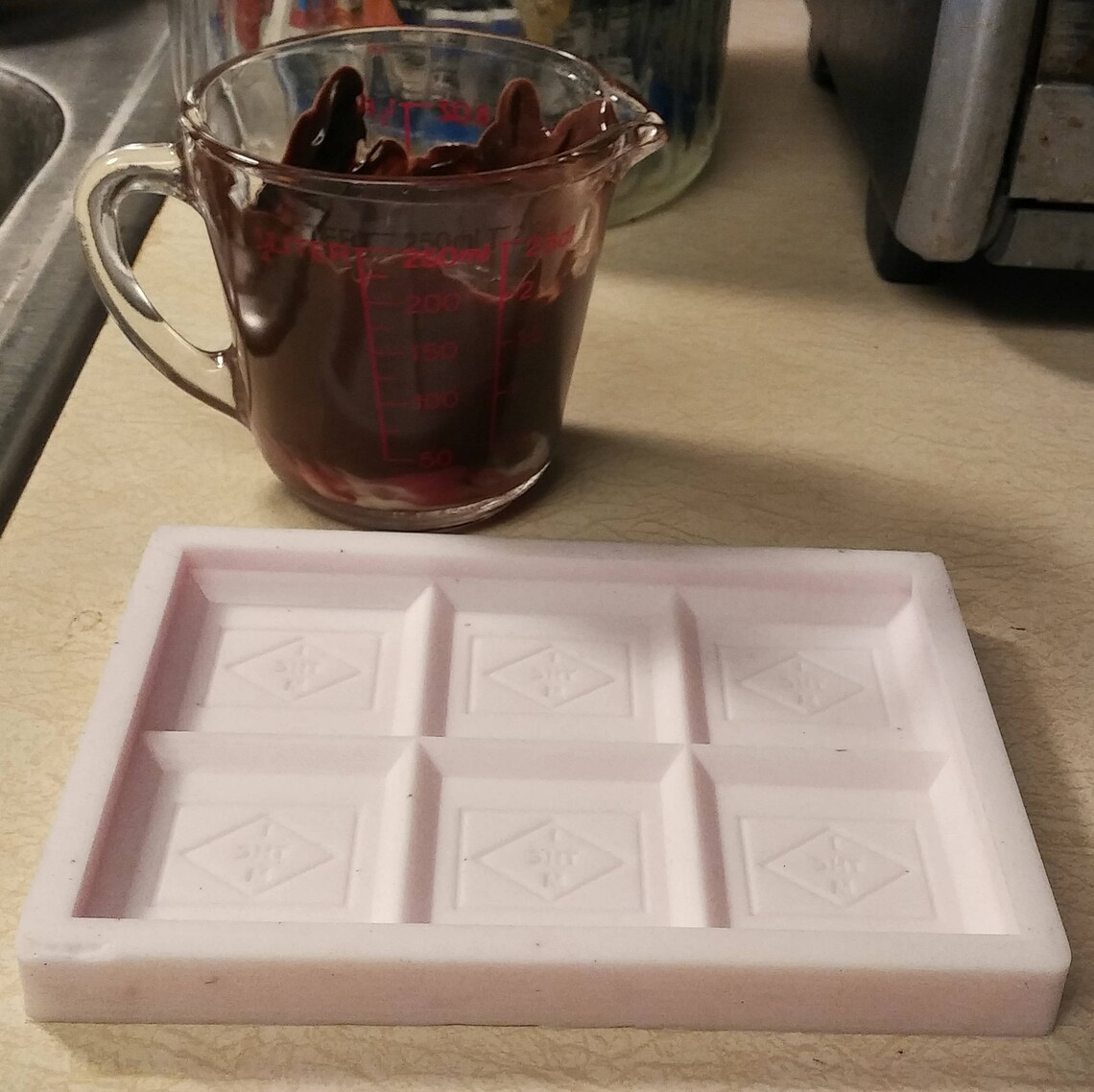 2 Marijuana / Pot / Cannabis Candy Chocolate Bar Molds Etsy