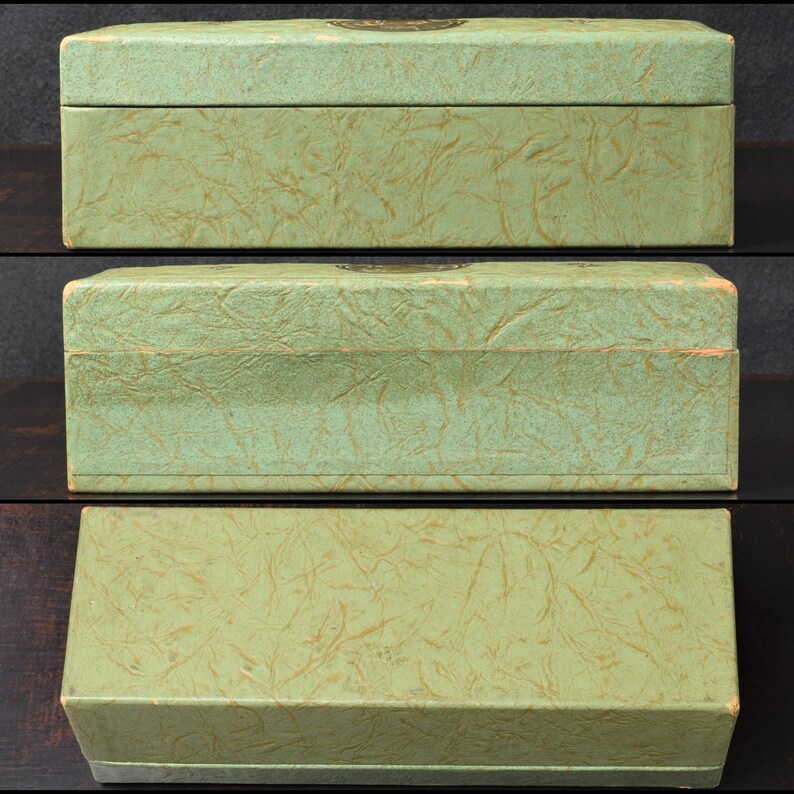 Art Deco Paper Towel Tissue Box Burkart Paper Products Company Etsy