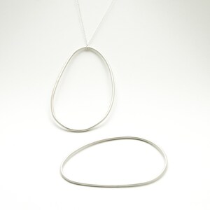 HYDRA. Sterling silver bangle comfortable bracelet