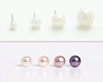 ★韓国人気★TATIANA★Grey Natural Freshwater Pearl Earrings ☆韓国人気☆TATIANA☆Grey Natural Freshwater Pearl Earrings