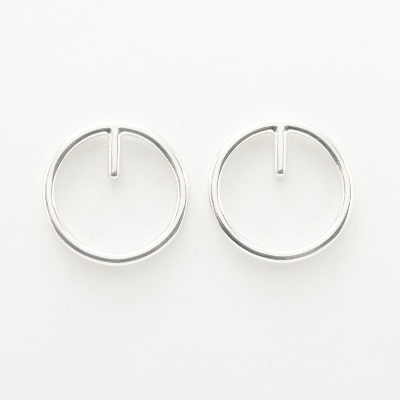 TETHYS earings, sterling silver image 2