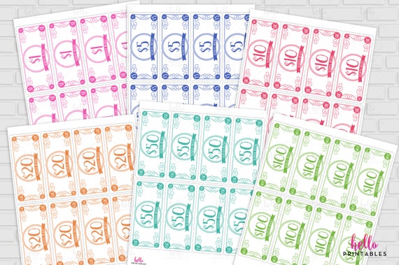 School Bucks Printable Full Set // JPEG File // Instant | Etsy