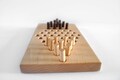 MAPLE Chinese Checkers Wooden Family Game - Father's Day Modern Gift - Board Game for Adults - Strategy Game for Kids - Two Person