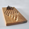 OAK Chinese Checkers Wooden Family Game - Christmas Gift - Boredom Buster - Board Game for Adults - Strategy Game for Kids