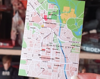 1/6 Scale Raccoon City Map, Resident Evil, Diorama, Dollhouse