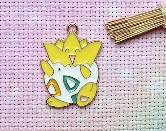 Anime Enamel Needle Minder, Japan, Cross Stitch, Magnet