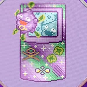 Koffing Game Boy Cross Stitch Pattern, Console Cross Stitch, Galaxy Cross Stitch, Game Cross Stitch, Anime Cross Stitch, Counted. PDF