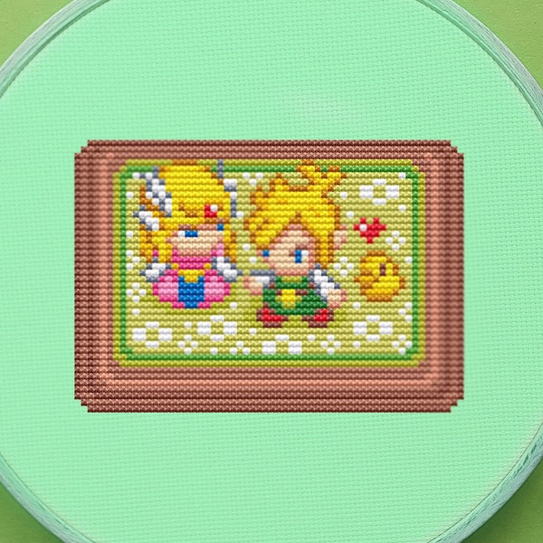 Zelda Cross Stitch Pattern, Kawaii Cross Stitch, Game Cross Stitch, Anime Cross Stitch, Funny Cross Stitch, Counted, Kreuzstich, PDF, DMC