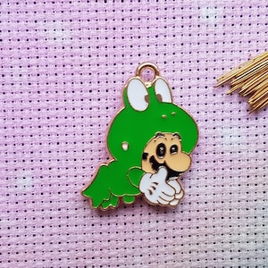 Mario Needle Minder, Enamel Needle Minder, Game Needle Minder, Anime Needle Minder, Cross Stitch, Embroidery, Magnet, Cute, Kawaii, Funny