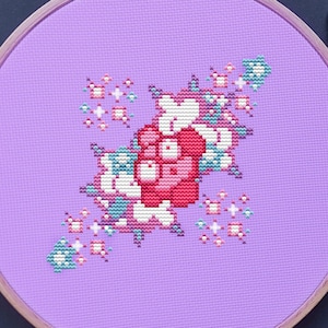 Kirby Cross Stitch Pattern, Funny Cross Stitch, Game Cross Stitch, Anime Cross Stitch, Kawaii Cross Stitch, Funny Cross Stitch, PDF, DMC