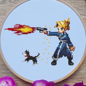 Anime Cross Stitch Pattern, Japan Cross Stitch Pattern, Manga Cross Stitch, Pixel Cross Stitch, Cute Cross Stitch, Kawaii Cross Stitch PDF