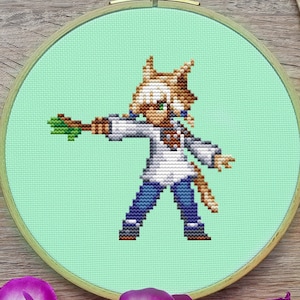 Final Fantasy Cross Stitch Pattern, Yshtola Cross Stitch, Game Cross Stitch, Anime Cross Stitch, Gaming Cross Stitch, Counted cross Stitch