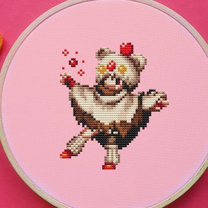 Final Fantasy Cross Stitch Pattern, Yuffie Cross Stitch, Game Cross Stitch, Anime Cross Stitch, Counted Cross Stitch, Kreuzstich, Cute, PDF