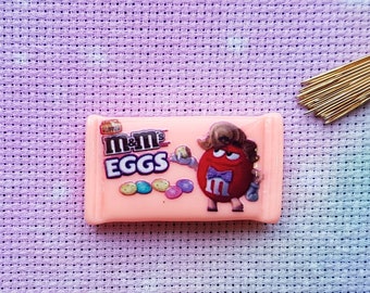 Candy Resin Needle Minder, Cross Stitch, Magnet