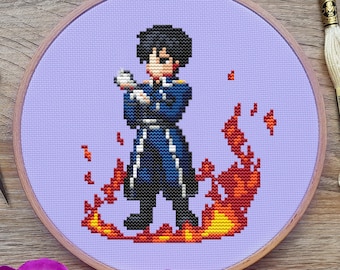 Anime Cross Stitch Pattern, Japan Cross Stitch Pattern, Manga Cross Stitch, Pixel Cross Stitch, Cute Cross Stitch, Kawaii Cross Stitch PDF