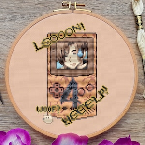 Schema punto croce Game Boy, Punto croce Resident Evil, Punto croce Horror, Punto croce Leon, Punto croce Anime, Contato, DMC, PDF