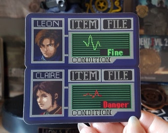 Resident Evil Chibi Stickers - Leon Kennedy, Luis Serra, Ada Wong