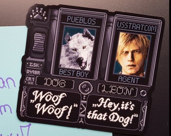 Resident Evil Leon Kennedy Magnet, Gaming, Quote