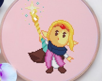 Zelda Cross Stitch Pattern, Kawaii Cross Stitch, Game Cross Stitch, Anime Cross Stitch, Pixel Cross Stitch, Counted, Gaming, PDF, DMC