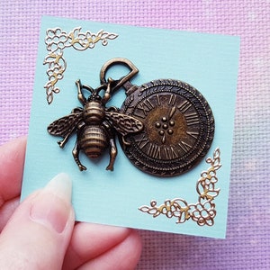 Steampunk Needle Minder, Bee Needle Minder, Witch Needle Minder, Witchy Needle Minder, Clock Needle Minder, Cross Stitch, Embroidery