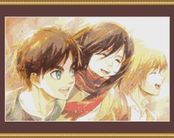 Attack Titan Stitch Etsy