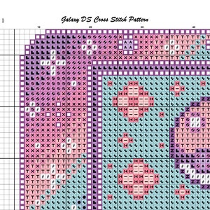 Galaxy 3DS Cross Stitch Pattern, Console Cross Stitch, Pikachu Cross Stitch, Game Cross Stitch, Anime Cross Stitch, Counted Cross Stitch image 4