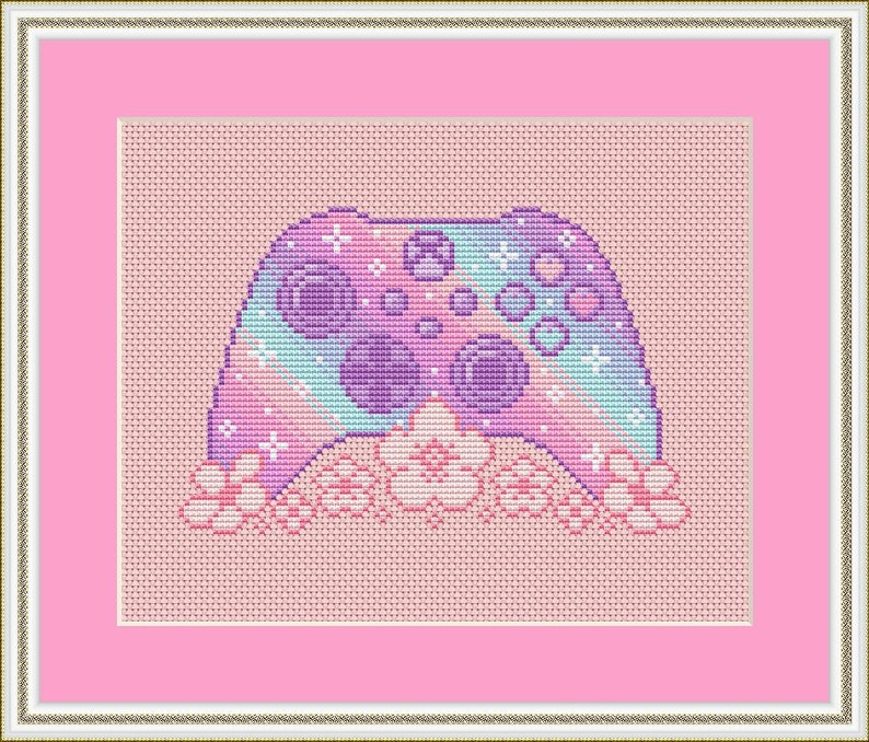Xbox Controller Cross Stitch Pattern Galaxy Cross Stitch Etsy