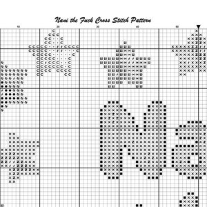 Nani the fuck Kreuzstichmuster, Japan, Pastell, (PDF) Bild 2
