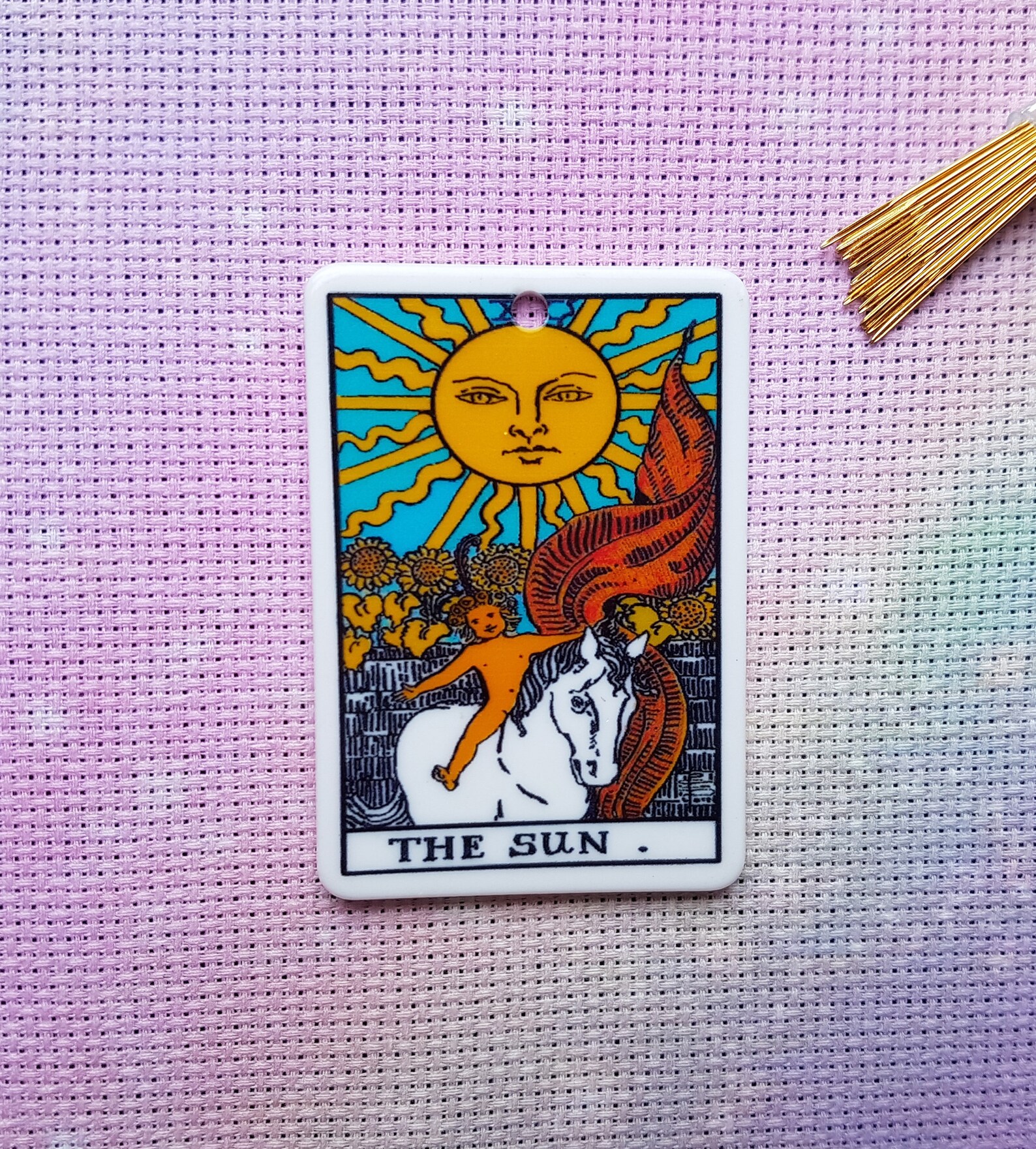Tarot Needle Minder Resin Needle Minder Witch Needle Minder Etsy